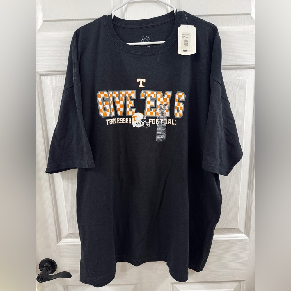 J. America Black Tennessee Football Tee NWT